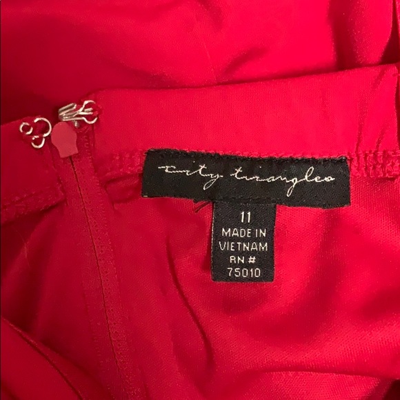 City Triangles stunning red prom dress - size 11 - Picture 9 of 9